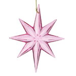 Елочная игрушка Снежинка Suite Pink Flower 13 см, подвеска