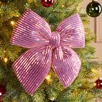 Декоративный бант Splendente 25*21 см, розовый