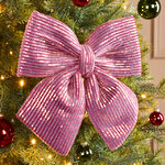 Декоративный бант Splendente 30*26 см, розовый