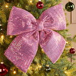 Декоративный бант Splendente 36*30 см, розовый