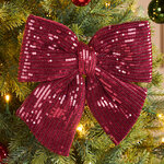 Декоративный бант Splendente 25*21 см, красный