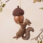 Елочная игрушка Белка Венья с Желудями - Enchanted Forest 11 см