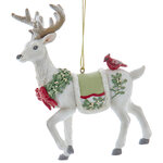 Елочная игрушка Рождественский Олень Рудольфо 12 см