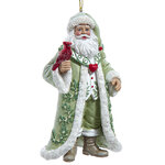 Елочная игрушка Санта с Сердцем из Омеловой Долины 13 см