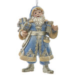 Елочная игрушка Северный Санта с подарками из Лапландии 11 см