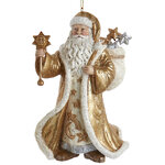 Елочная игрушка Санта со Звездой - Heavenly Triumph 13 см