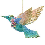 Елочная игрушка Колибри Оллин - Pastel Rainbow 12 см