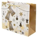 Подарочный пакет Magic Christmas - Колокольчики 31*26 см