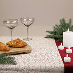 Новогодняя скатерть Зимние Ягодки 80*80 см