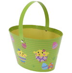 Декоративная корзина Bright Easter 20*12 см зеленая