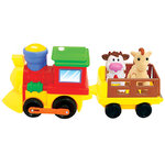 Развивающая игрушка Поезд с животными 31 см