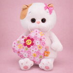 Мягкая игрушка Кошечка Лили Baby с сердечком 20 см