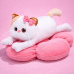 Мягкая игрушка Кошечка Ли-Ли на подушке-цветке 18 см