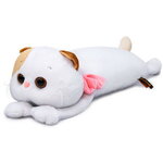 Мягкая игрушка-подушка Кошечка Лили с розовым бантиком 40 см