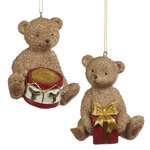 Набор елочных игрушек Медвежата - Natale Morbido 8 см, 2 шт, подвеска