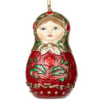 Елочная игрушка Matryoshka Tamara 7 см, подвеска