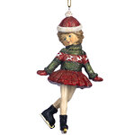 Елочная игрушка Figure Skating - Девочка Стефани 13 см, подвеска