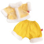 Одежда для Зайки Ми 32 см - Желтая шубка и штанишки