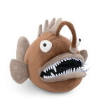 Мягкая игрушка-подушка Рыба Удильщик Вольтер 35 см с кармашком для рук, Ocean Collection