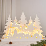 Новогодний светильник Норвежские Чудеса 60*41 см, 40 LED ламп, на батарейках