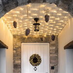 Гирлянда Сетка Koopman 2*1 м, 160 теплых белых LED ламп, прозрачный ПВХ, IP44