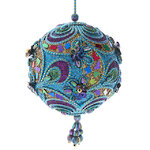 Винтажная елочная игрушка Восточная ночь - Paon de Nuit