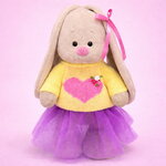 Мягкая игрушка Зайка Ми в свитере с сердцем 32 см