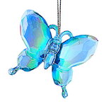 Елочная игрушка Бабочка Bleu Murmure 6 см, подвеска