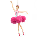 Елочная игрушка Танцовщица Камелия из балета Firebird 18 см