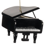 Музыкальная елочная игрушка Рояль Ноктюрн 9 см, с пружинным заводом