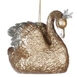 Елочная игрушка Царевна-Лебедь Паскаль 10 см, подвеска