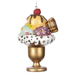 Елочная игрушка Мороженое с рожком - Maison du Sucre 10 см, подвеска