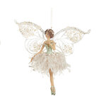 Елочная игрушка Фея Ария в белом - Jolie Enchante 16 см, подвеска