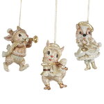 Набор елочных игрушек Веселые Музыканты Гирканского леса 10 см, 3 шт, подвеска