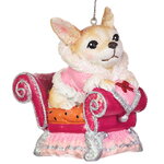 Елочная игрушка Собачка Чихуахуа 8 см
