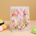 Подарочный пакет Easter Flowers 18*14 см