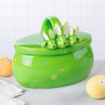 Конфетница Friendly Bunny 17*15 см зеленая