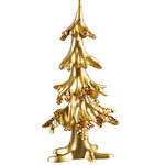 Елочная игрушка Елочка - Caramel Sunset 11 см золотая